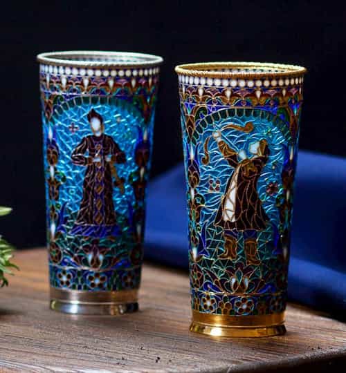 Витражные стаканы Сказы Амура